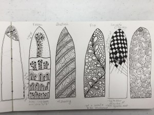 Leslie's Zentangle Windows 2